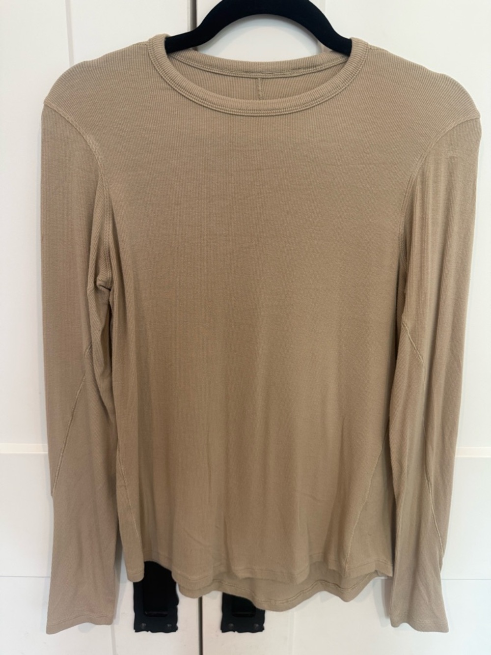 Lululemon Long Sleeve Crewneck Top - Taupe-6